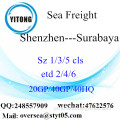 Shenzhen Port Sea Freight Shipping Para Surabaya